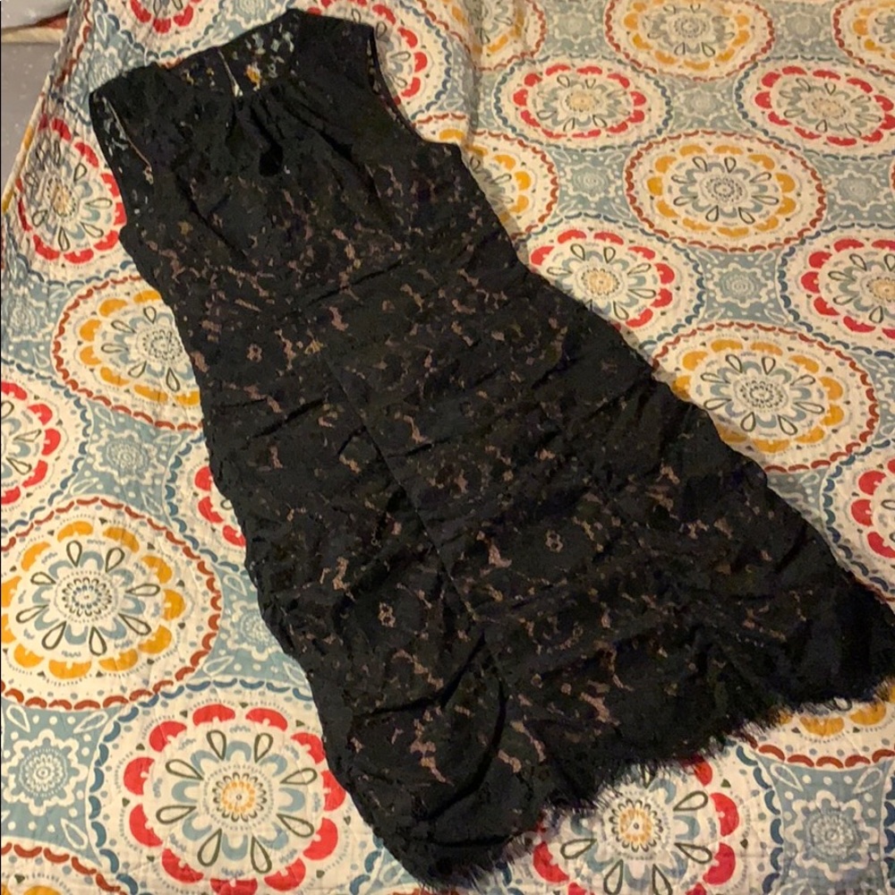 Eliza J black lace dress sz 4